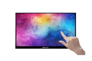 Монитор VERBATIM PMT-14 Portable Touchscreen Monitor, 14" IPS, FullHD (1920x1080) 60Hz Touch, 16:9, 6ms, 250cd/m2, 1000:1, Speaker 2x1W, HDMI, 2xUSB-C, Black