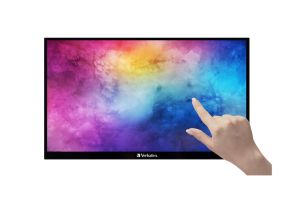 Монитор VERBATIM PMT-15 Portable Touchscreen Monitor, 15.6" IPS, FullHD (1920x1080) 60Hz Touch, 16:9, 6ms, 250cd/m2, 800:1, Speaker 2x1W, HDMI, 2xUSB-C, Black