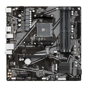 Дънна платка GIGABYTE B550M K (AMD AM4, 4xDDR4, 2xM.2, HDMI, DP) Micro ATX
