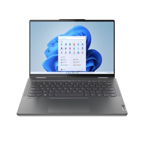 Лаптоп LENOVO Yoga 7 14IRL8, 14.0" WUXGA (1920x1200) OLED Touch, Intel® Core™ i7-1360P (18M Cache, 3.70 GHz up to 5.00 GHz, 12 ядра), 16GB LPDDR5, 1TB SSD M.2, Digital Pen, Windows 11 Home, Storm Grey - 82YL0033BM