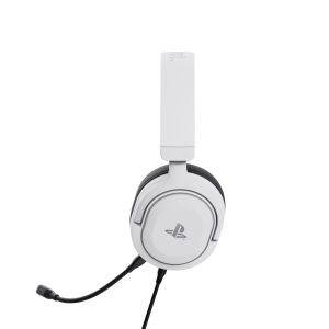 Геймърски слушалки TRUST GXT 498W Forta, Wired, 50мм, 3.5mm, officially licensed for PS5™, White