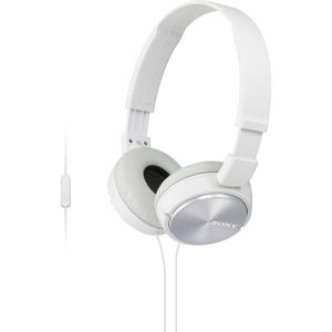 Слушалки SONY MDR-ZX310AP, С кабел, 3.5мм, White