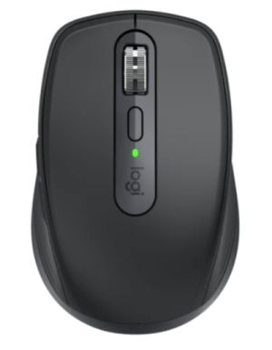 Безжична мишка LOGITECH MX Anywhere 3S (910-006929), Bluetooth/Wireless, Laser, 8000 DPI, Rechargeable Battery 500 mAh, Graphite