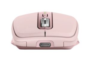 Безжична мишка LOGITECH MX Anywhere 3S (910-006931), Bluetooth/Wireless, Laser, 8000 DPI, Rechargeable Battery 500 mAh, Rose