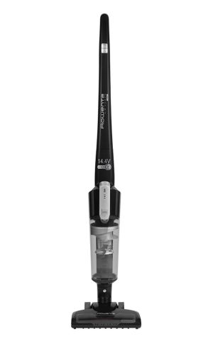 Вертикалната безжична прахосмукачка ROWENTA RH6545WH Air Force Light , 14.4V  lithium ion battery, up to 30 min. running time, 5 h recharging time, Head with LED, 0.65 L, 80 dB(A), black