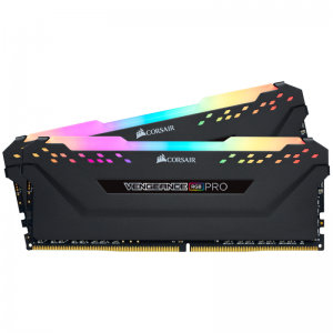 Памет CORSAIR 32GB DDR4 3200MHz (2x16GB), Vengeance RGB PRO , Black