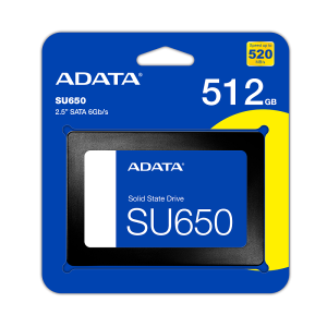 SSD 512GB ADATA SU650 , 2.5" SATA 3D NAND - ASU650SS-512GT-R