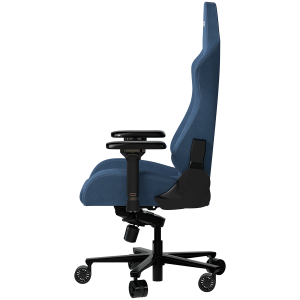 Геймърски стол LORGAR Ace 422 (LRG-CHR422BL), Gaming chair, Anti-stain durable fabric, 1.8 mm metal frame, multiblock mechanism, 4D armrests, 5 Star aluminium base, Class-4 gas lift, 75mm PU casters, Blue