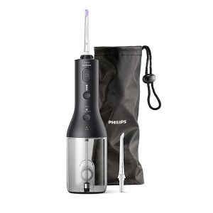 Зъбен душ PHILIPS HX3826/33 Sonicare Cordless Power Flosser 3000, Иригатор за устна кухина 2 режима на почистване с конец 3 интензитета, 250 мл резервоар, куфар за пътуване
