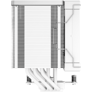 Охладител за процесор DeepCool AK500 WH, CPU Air Cooler, 1x120mm FK120 PWM Fan, TDP 240W, 5 Heatpipes, White, Intel LGA2066/2011-v3/2011/1700/1200/115x, AMD AM5/AM4, 127×117×158 mm(L×W×H), 3 Year Warranty