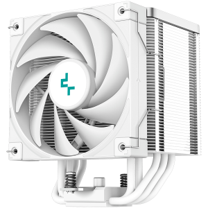 Охладител за процесор DeepCool AK500 WH, CPU Air Cooler, 1x120mm FK120 PWM Fan, TDP 240W, 5 Heatpipes, White, Intel LGA2066/2011-v3/2011/1700/1200/115x, AMD AM5/AM4, 127×117×158 mm(L×W×H), 3 Year Warranty