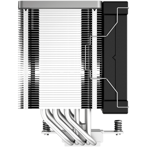 Охладител за процесор DeepCool AK500, CPU Air Cooler, 1x120mm FK120 PWM Fan, TDP 240W, 5 Heatpipes, Intel LGA2066/2011-v3/2011/1700/1200/115x, AMD AM5/AM4, 127×117×158 mm(L×W×H), 3 Year Warranty