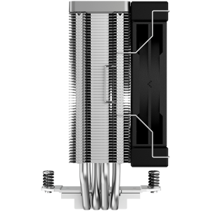 Охладител за процесор DeepCool AK400, CPU Air Cooler, 1x120mm PWM Fan, TDP 220W, 4 Heatpipes, Intel LGA1700/1200/115x, AMD AM5/AM4, 127×97×155 mm(L×W×H), 3 Year Warranty