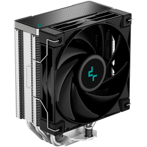 Охладител за процесор DeepCool AK400, CPU Air Cooler, 1x120mm PWM Fan, TDP 220W, 4 Heatpipes, Intel LGA1700/1200/115x, AMD AM5/AM4, 127×97×155 mm(L×W×H), 3 Year Warranty
