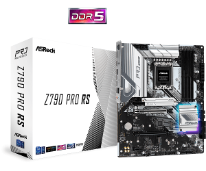 Дънна платка ASROCK Z790 Pro RS (Intel 1700, 4xDDR5, 4xHyper M.2, 2.5G LAN, HDMI, DP) ATX
