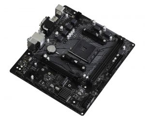 Дънна платка ASROCK B550M-HDV (AMD AM4, 2xDDR4, 1xHyper M.2, VGA, DVI-D, HDMI) Micro ATX