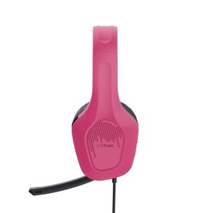 Геймърски слушалки TRUST GXT 415P ZIROX, Headset PC, 3.5мм, Pink