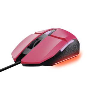 Геймърска мишка TRUST GXT 109P FELOX, Wired, 6400dpi, USB, Pink