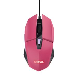 Геймърска мишка TRUST GXT 109P FELOX, Wired, 6400dpi, USB, Pink