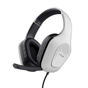 Геймърски слушалки TRUST GXT 415B ZIROX, Headset PC, 3.5мм, White