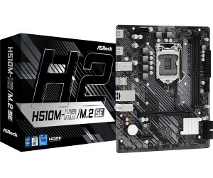 Дънна платка ASROCK H510M-H2/M.2 SE (Intel 1200, 2xDDR4, 1xUltra M.2, 2xHDMI) Micro ATX