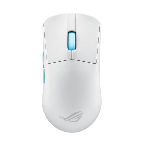 Безжична геймърска мишка ASUS ROG Harpe Ace Aim Lab Edition (90MP02W0-BMUA10), Bluetooth/Wireless/ Wired, 36000DPI, USB, White 