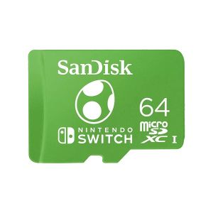 MicroSD памет 64GB SANDISK for Nintendo Switch, microSDXC UHS-I, up to 100MB/s