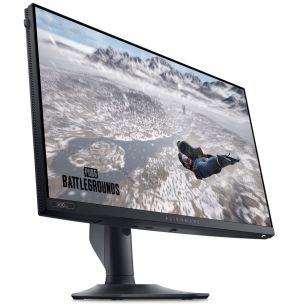 Монитор DELL Alienware AW2524HF, 24.5" Fast IPS, FullHD (1920x1080) 500Hz, 16:9, 0.5ms, 1000:1, 400 cd/m2, AMD FreeSync Premium, HDMI, 2xDP, USB 3.0 Hub, Dark Side of the Moon