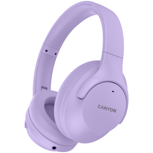 Безжични слушалки CANYON OnRiff 10 (CNS-CBTHS10PU), Bluetooth 5.3, ANC, battery 300mAh, Purple