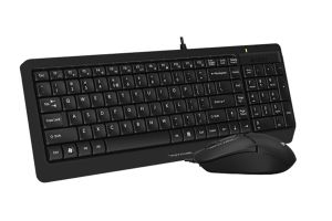 Комплект Клавиатура + Мишка A4TECH F1512 , Desktop Set, USB, Black