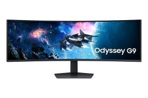 Монитор SAMSUNG Odyssey G9 LS49CG950 (LS49CG950EUXEN), 49" VA Curved 1000R, DWQHD (5120x1440) 240Hz, 32:9, 1ms, 450 cd/m2, 2500:1, AMD FreeSync Premium Pro, DP, 2xHDMI, USB Hub, Black