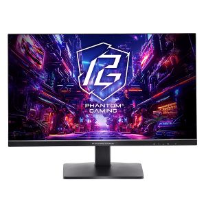 Монитор ASROCK Phantom Gaming PG27QFT1B, 27" IPS, QHD (2560x1440) 180Hz, 16:9, 1ms, 1000:1, 400 cd/m², AMD FreeSync, Speakers 2x2W, 2xHDMI, DP, Black
