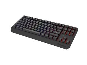 Безжична геймърска клавиатура GENESIS Thor 230 TKL Wireless (NKG-2106), Bluetooth/Wireless, Mechanical Outemu Red,  TKL, RGB, US Layout, Black