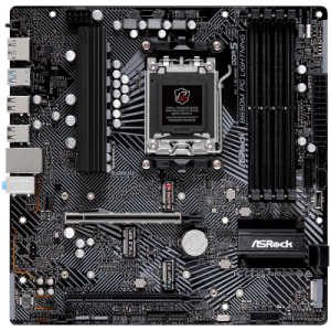Дънна платка ASROCK B650M PG Lightning (AMD AM5, 4xDDR5, 3xM.2, 2.5G LAN, HDMI, DP) Micro ATX 