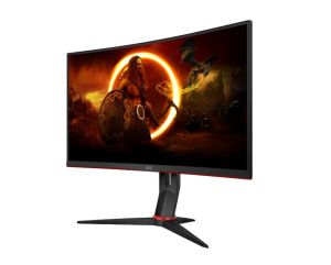 Монитор AOC C27G2Z3/BK, 27" VA Curved 1500R, FullHD (1920x1080) 280Hz, 16:9, 0.5ms, 300cd/m2, 4000:1, Adaptive Sync, 2xHDMI, DP, Black