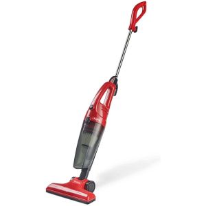 Прахосмукачка вертикална ROSBERG R51001A, 600W, 800 ml, HEPA филтър, Използване като ръчна, Червен