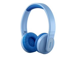 Детски безжични слушалки PHILIPS TAK4206BL, Kids, Bluetooth, 32 мм, 3.5 mm, Blue