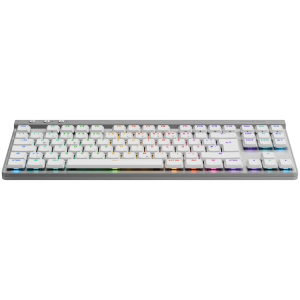Безжична геймърска клавиатура LOGITECH G515 LIGHTSPEED TKL (920-012539), Bluetooth/LIGHTSPEED Wireless, Tactile Switch, LIGHTSYNC RGB, US. White