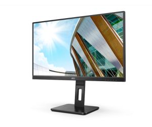 Монитор AOC 27P2Q, 27" IPS, FullHD (1920x1080) 75Hz,16:9, 4ms, 300cd m/2, 1000:1, Adaptive Sync, Speaker 2x2W, VGA, DVI, HDMI, DP, USB hub, Black