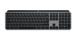 Безжична клавиатура LOGITECH MX Keys S for Mac (920-011637), Bluetooth, US International, Space Grey