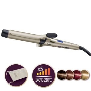 Маша за коса REMINGTON Advanced Colour Protect CI8605, Керамика със Shea, UV филтри, Интелигентен сензор, LCD, Max 210C, 32мм, Златист