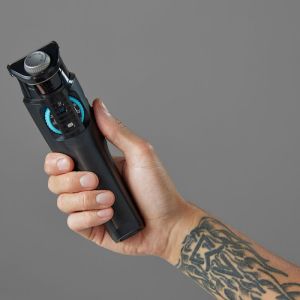 Машинка за подстригване REMINGTON Power X6 HC6000, 0.5-35 mm, Автономия 90 мин, Стоманени ножове, LED дисплей, Сив/син