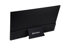 Монитор VERBATIM PMT-15-4K Portable Touchscreen, 15.6" IPS Touch, 4K Ultra HD (3840x2160) 60Hz, 16:9, 6ms, 350cd/m2, 1000:1, AMD FreeSync, Speaker 2x1W, HDMI, 2xUSB-C, Black