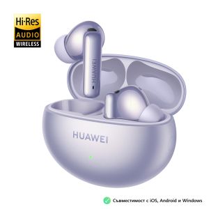 Безжични слушалки HUAWEI FreeBuds 6i Purple