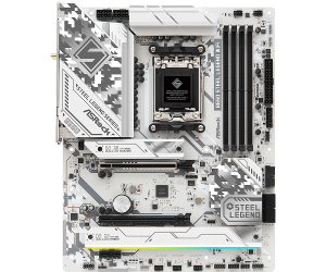 Дънна платка ASROCK B650 Steel Legend WiFi (AMD AM5, 4xDDR5, 1xBlazing M.2 (PCIe Gen5x4), 2xHyper M.2(PCIe Gen4x4), 2.5G LAN, Wi-Fi 6E, HDMI, DP) ATX