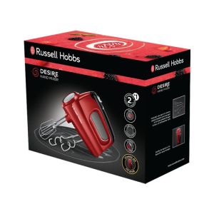 Миксер RUSSELL HOBBS Desire 24670-56, 350W, 5 скорости + Турбо, Червен