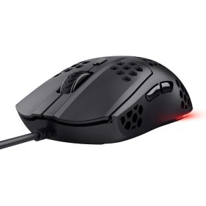 Геймърска мишка TRUST GXT928 Helox, Wired, 6400DPI, Lightweight Mouse, USB, Black