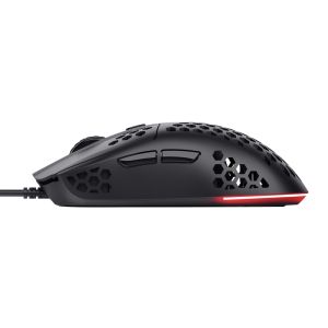 Геймърска мишка TRUST GXT928 Helox, Wired, 6400DPI, Lightweight Mouse, USB, Black