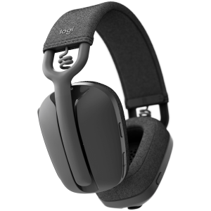 Безжични слушаллки LOGITECH Zone Vibe Wireless (981-001157), Bluetooth/Wireless, Teams Version, Graphite