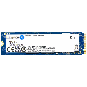 SSD 2TB KINGSTON NV3 (SNV3S/2000G), M.2 2280, PCIe 4.0 x4 NVMe 3D NAND